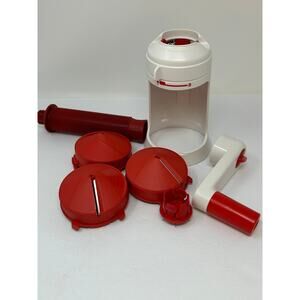 Tupperware New Fusion Master Spiralizer Accessory System 3 Blades No Base Prep